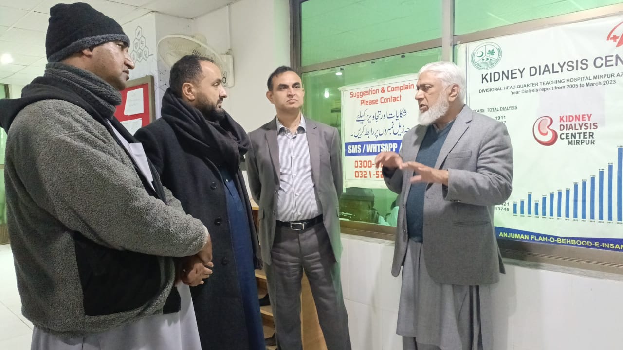 Imran Hashmi at Kidney Dialysis Centre, Mirpur AJK